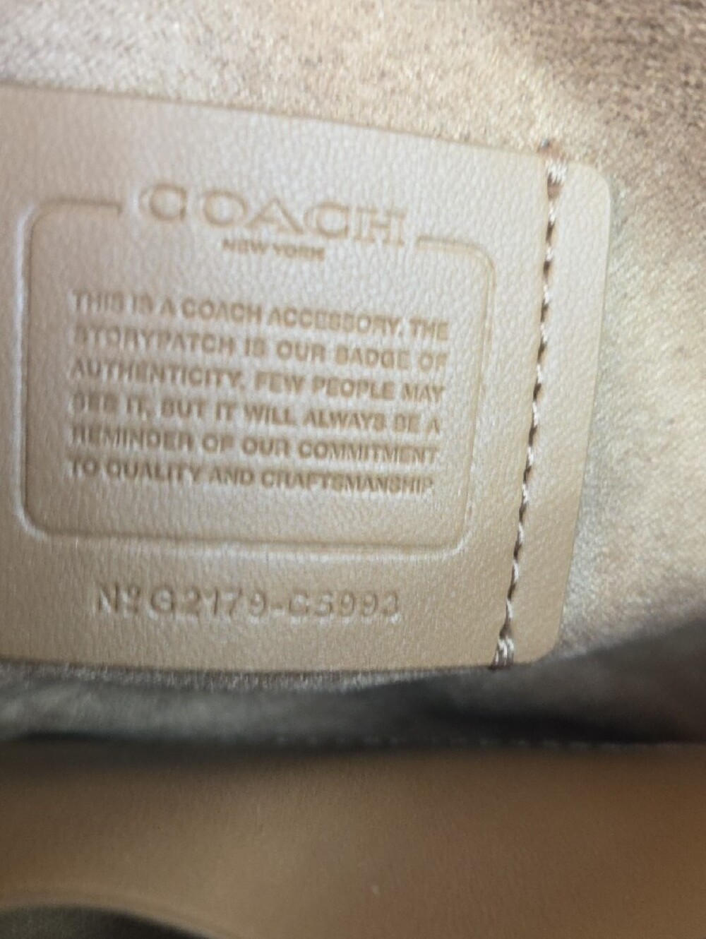 Coach Kleo Colorblock Pebbled Leather Crossbody in Yellow, Beige & Purple - Picture 3 of 8